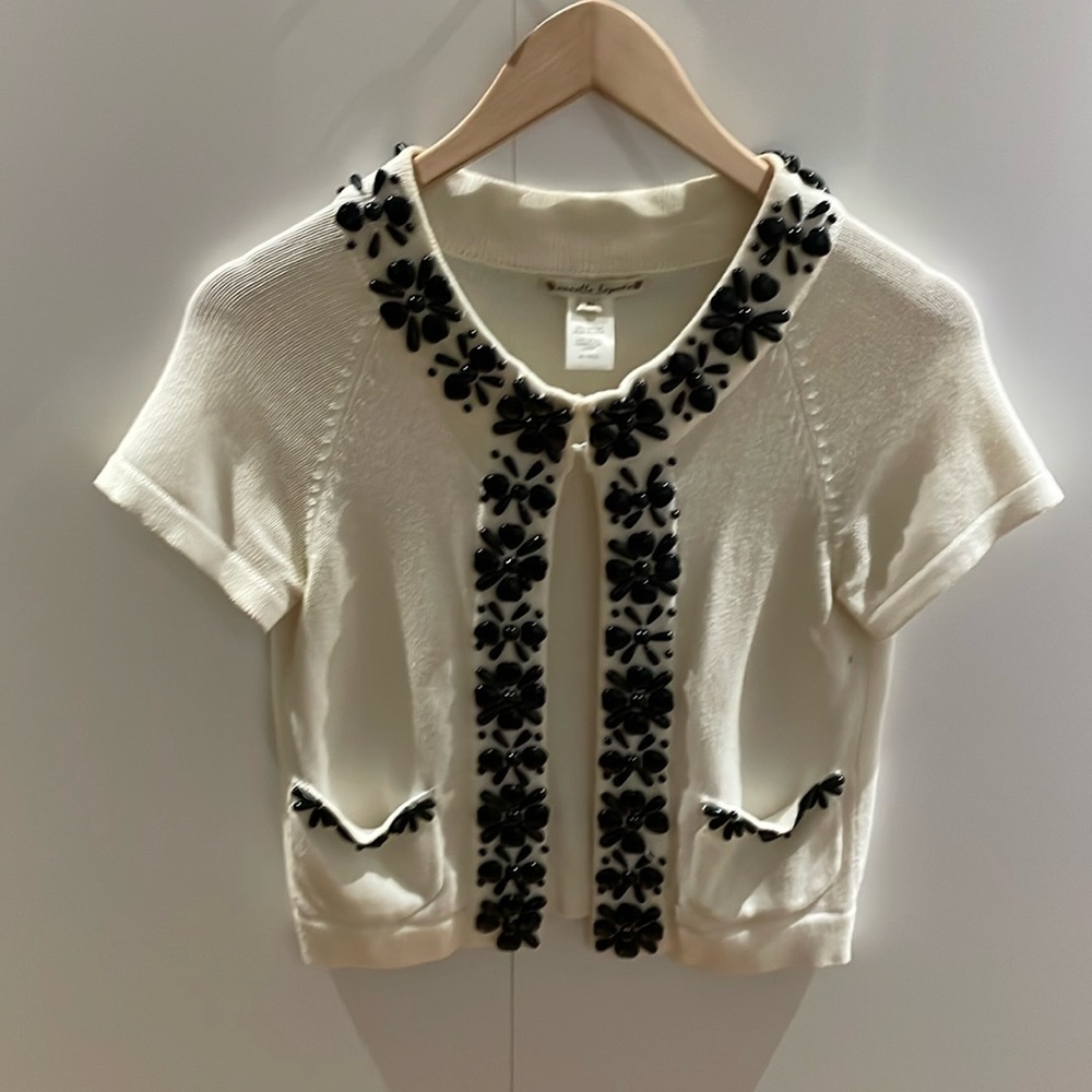 Nanette Lepore beaded sweater
